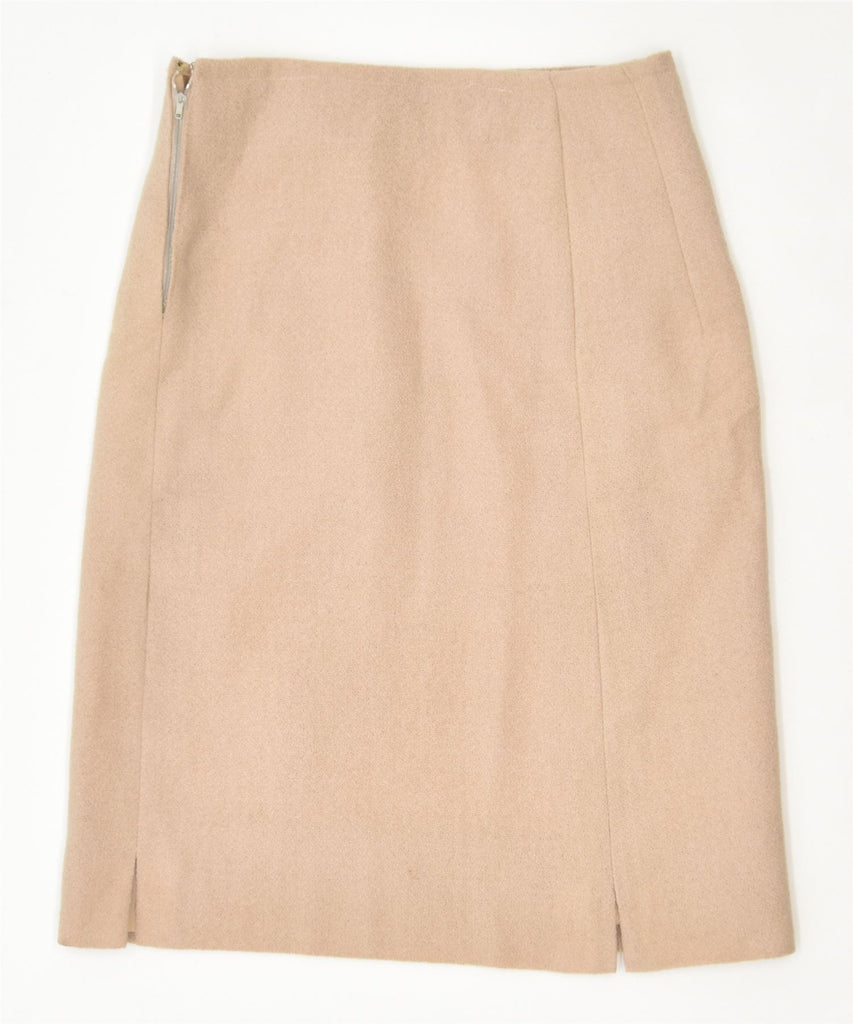 VINTAGE Womens Pencil Skirt W30 Medium Beige | Vintage | Thrift | Second-Hand | Used Clothing | Messina Hembry 