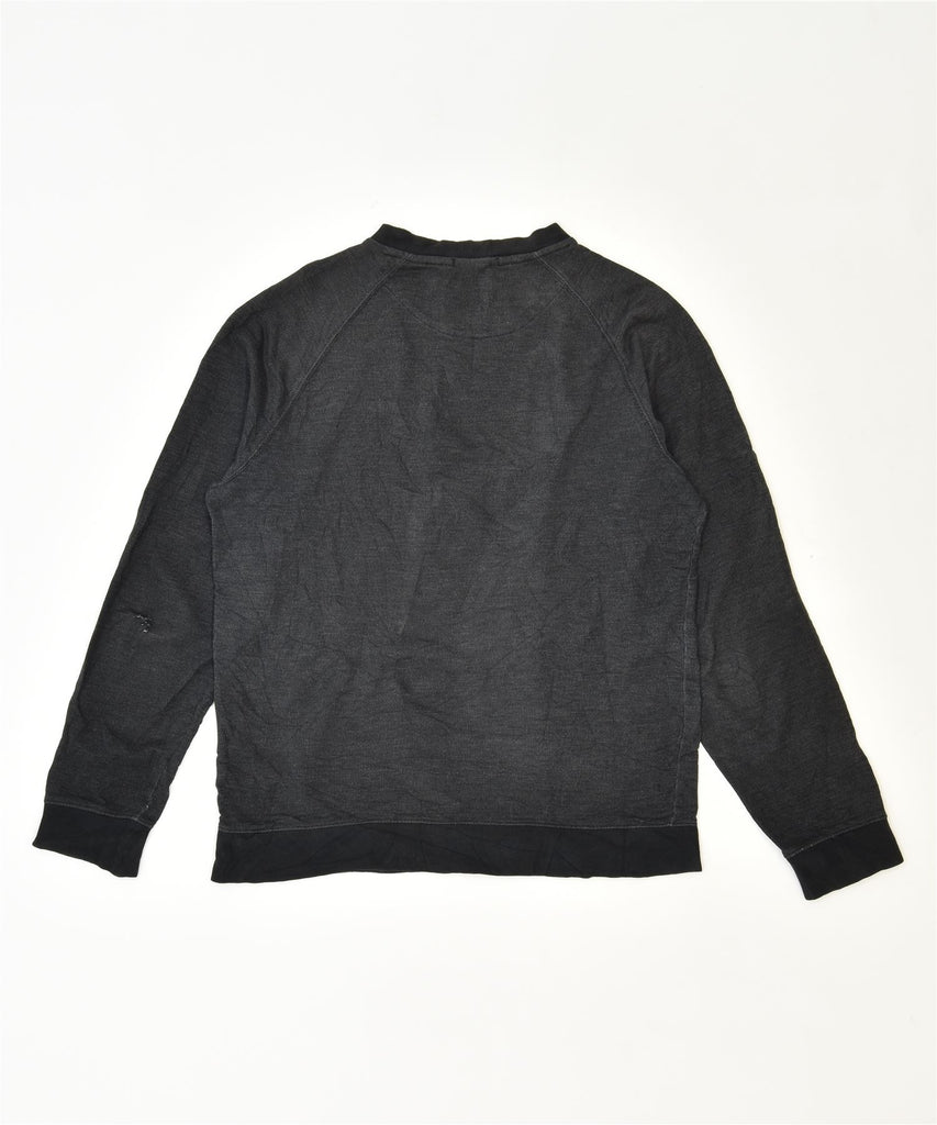DKNY Mens Sweatshirt Jumper Medium Black Cotton Classic | Vintage | Thrift | Second-Hand | Used Clothing | Messina Hembry 