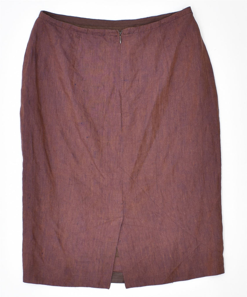 VINTAGE Womens Pencil Skirt Medium W28 Brown | Vintage | Thrift | Second-Hand | Used Clothing | Messina Hembry 