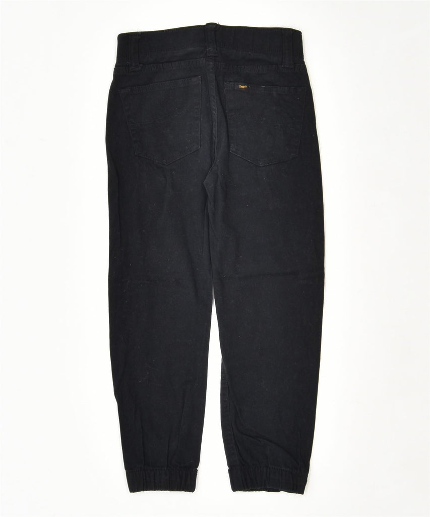 LEE Boys X-Treme Comfort Jogger Trousers 7-8 Years W24 L21 Black Cotton | Vintage | Thrift | Second-Hand | Used Clothing | Messina Hembry 