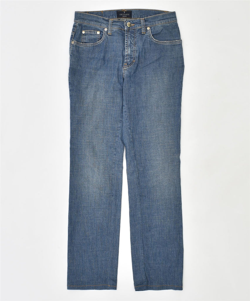 TRUSSARDI Womens Slim Jeans W27 L28 Blue Cotton | Vintage | Thrift | Second-Hand | Used Clothing | Messina Hembry 