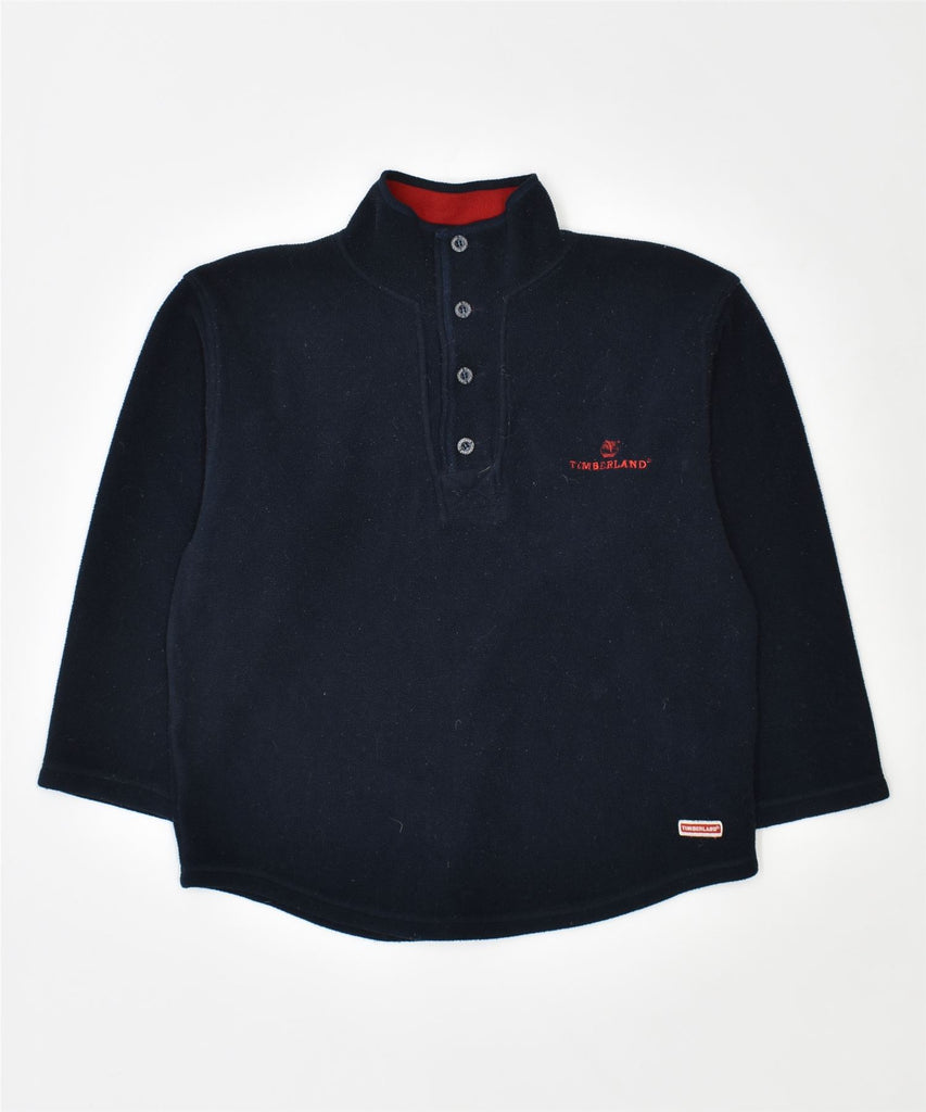 TIMBERLAND Boys Fleece Jumper 11-12 Years Navy Blue Polyester | Vintage | Thrift | Second-Hand | Used Clothing | Messina Hembry 