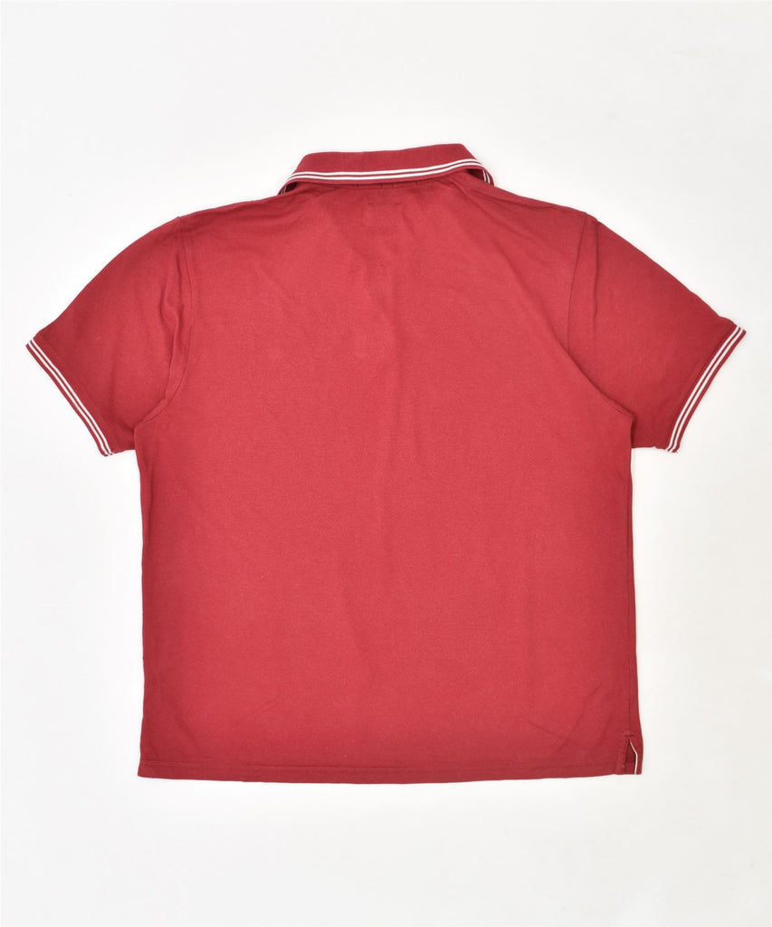 CHAMPION Mens Easy Fit Polo Shirt Large Burgundy Cotton | Vintage | Thrift | Second-Hand | Used Clothing | Messina Hembry 