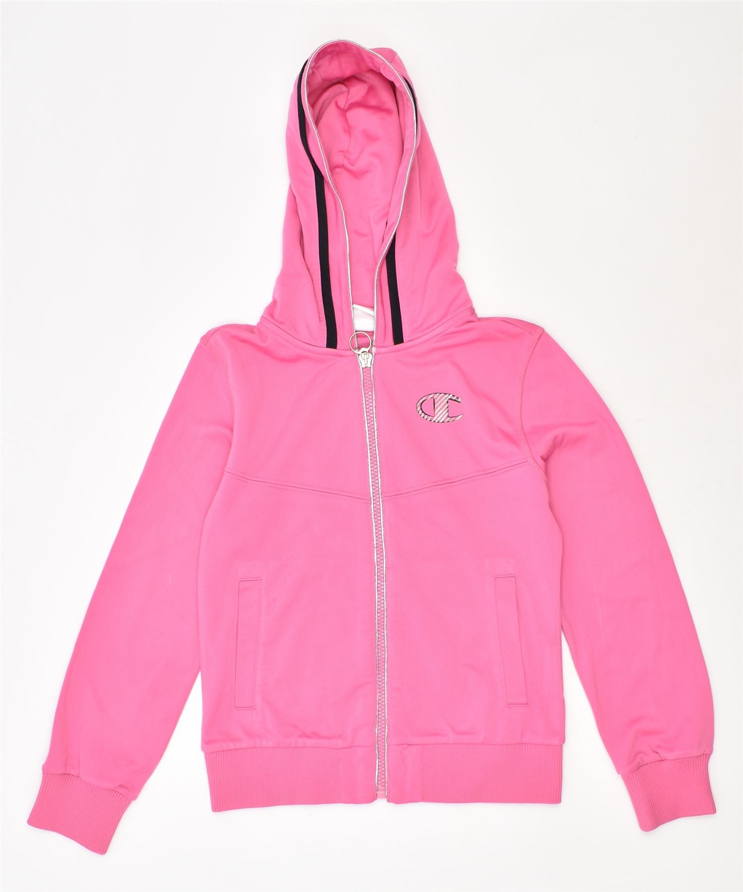 Girls pink champion outlet hoodie