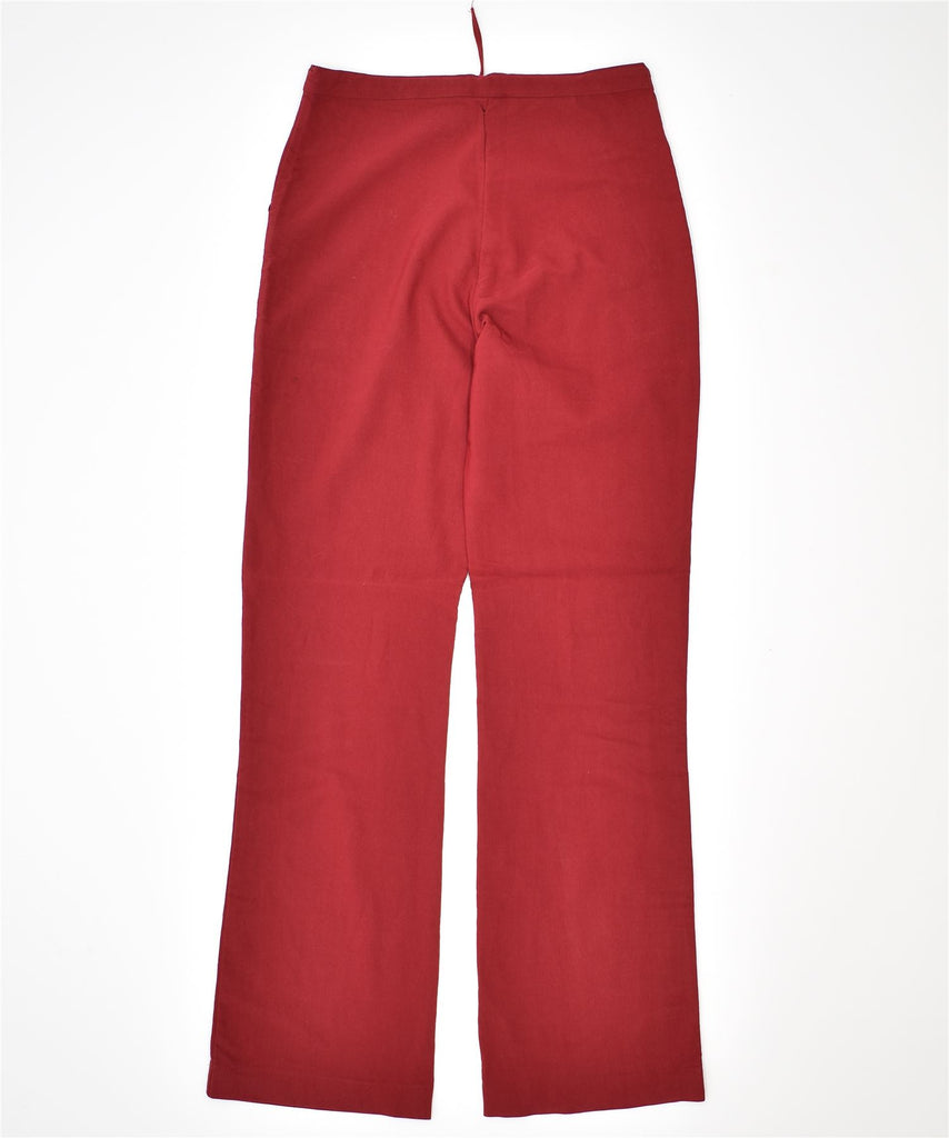 VINTAGE Womens Flare Chino Trousers W28 L30 Burgundy | Vintage | Thrift | Second-Hand | Used Clothing | Messina Hembry 