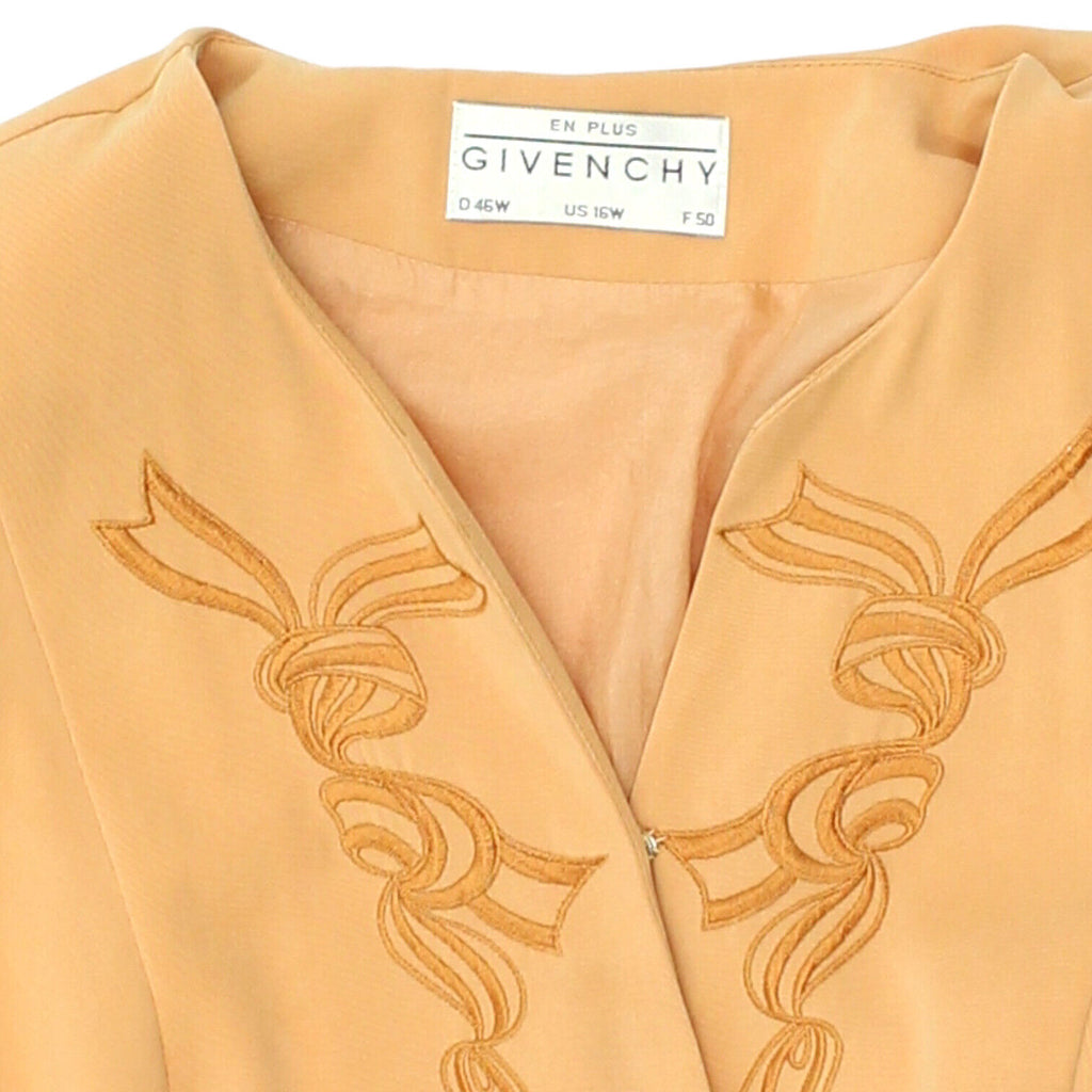 Givenchy En Plus Womens Orange Short Sleeve Dress | Vintage Luxury Designer VTG | Vintage Messina Hembry | Thrift | Second-Hand Messina Hembry | Used Clothing | Messina Hembry 