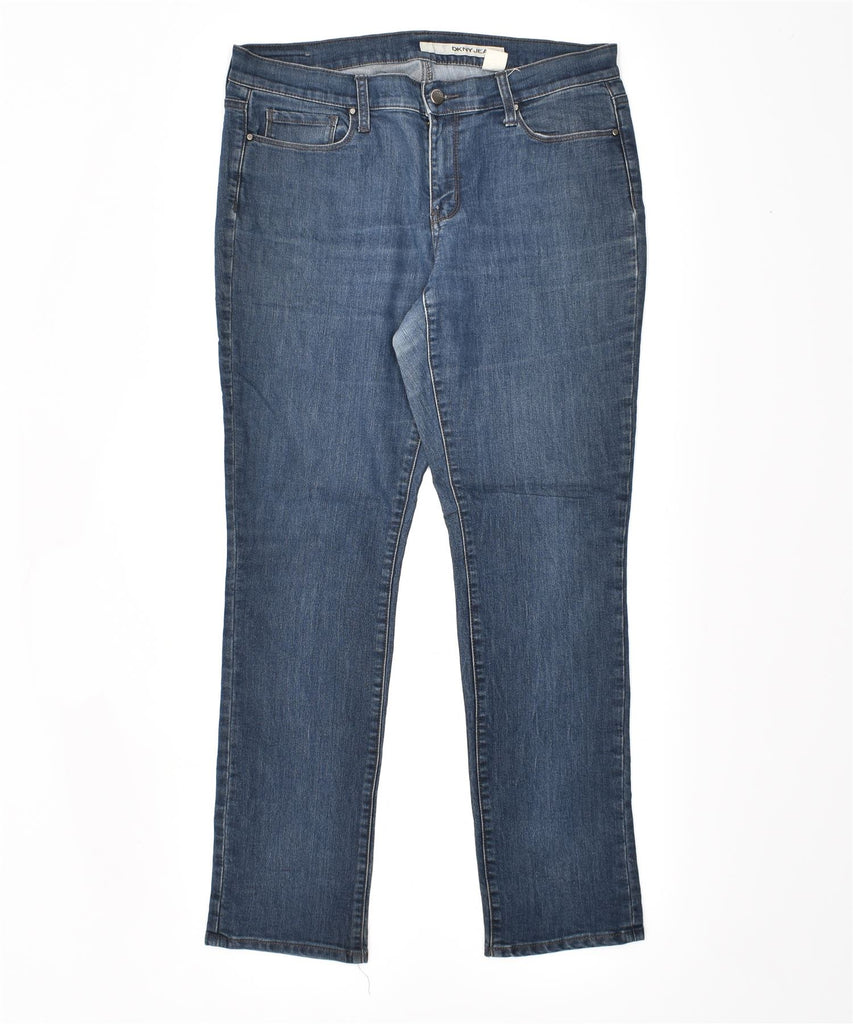 DKNY Womens Straight Jeans W34 L30 Blue | Vintage | Thrift | Second-Hand | Used Clothing | Messina Hembry 