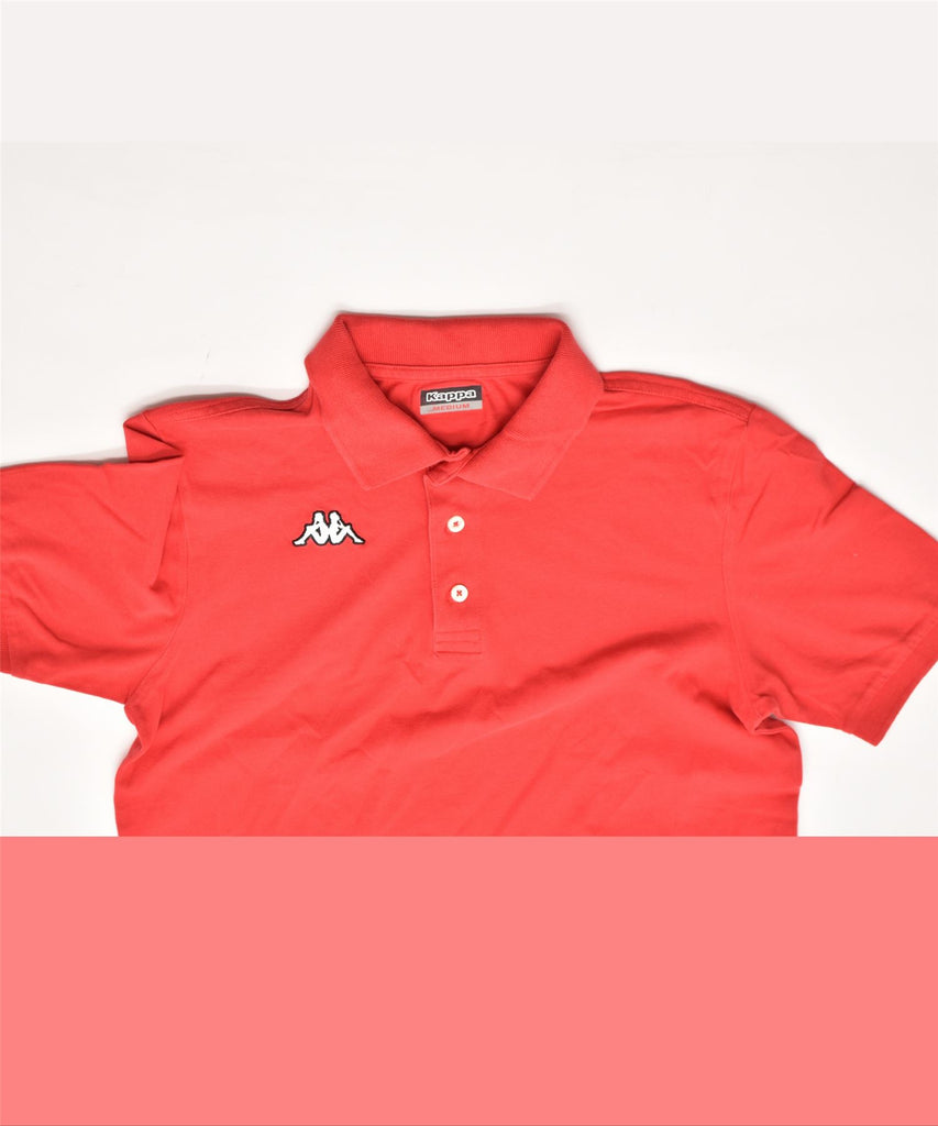 KAPPA Mens Polo Shirt Medium Red Cotton | Vintage | Thrift | Second-Hand | Used Clothing | Messina Hembry 