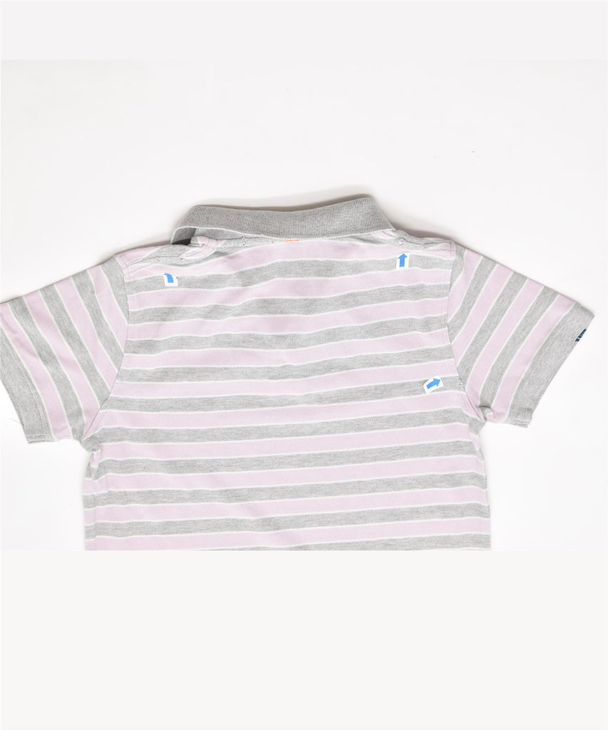 SUN68 Boys Polo Shirt 7-8 Years Pink Striped Cotton Vintage | Vintage | Thrift | Second-Hand | Used Clothing | Messina Hembry 