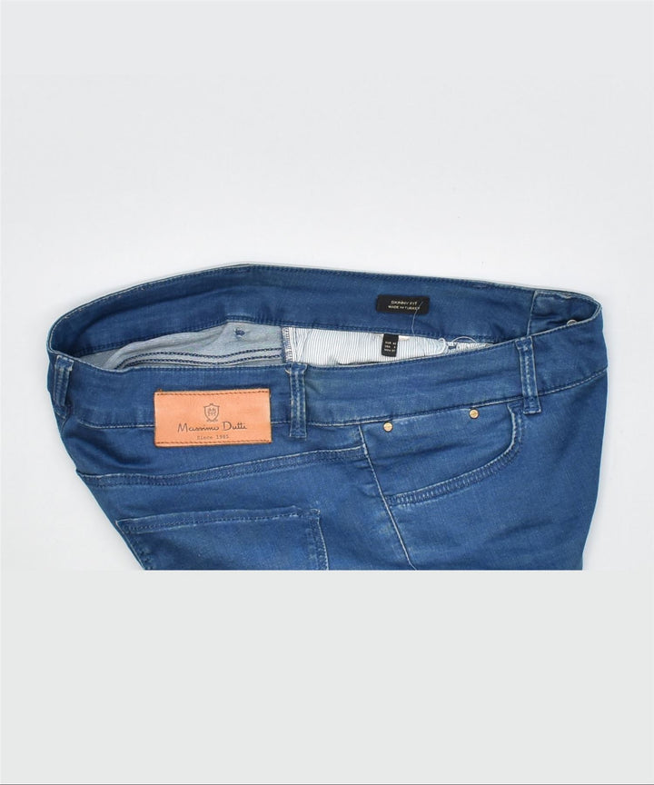 MASSIMO DUTTI Womens Low Waist Skinny Jeans Size 40 Medium W30 L31 Blue | Vintage | Thrift | Second-Hand | Used Clothing | Messina Hembry 