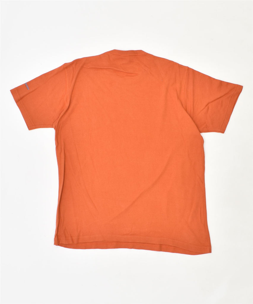 CARRERA Mens T-Shirt Top XL Orange Cotton | Vintage | Thrift | Second-Hand | Used Clothing | Messina Hembry 