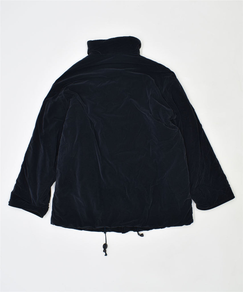 ELENA MIRO Womens Windbreaker Jacket UK 18 XL Navy Blue Polyester Vintage | Vintage | Thrift | Second-Hand | Used Clothing | Messina Hembry 