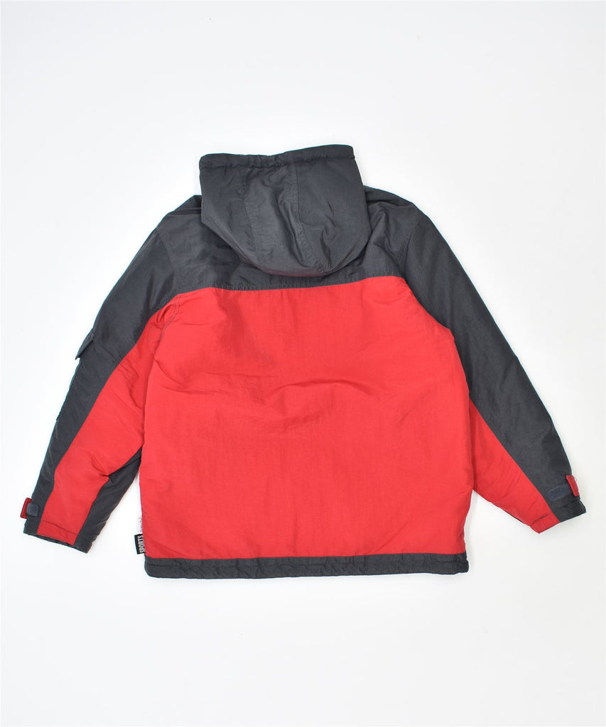 IMPIDIMPI Boys Sympatex Hooded Windbreaker Jacket 13-14 Years Red Nylon | Vintage | Thrift | Second-Hand | Used Clothing | Messina Hembry 