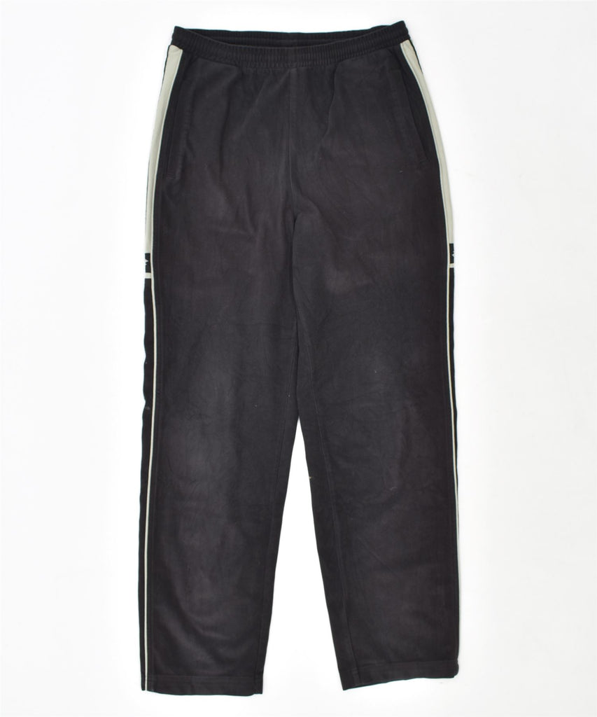 LOTTO Womens Tracksuit Trousers Large Black Polyester | Vintage | Thrift | Second-Hand | Used Clothing | Messina Hembry 