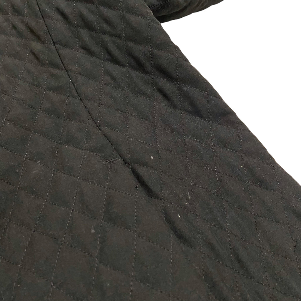 Barbour Women's Quilted Jacket | Vintage High End Luxury Designer Black VTG | Vintage Messina Hembry | Thrift | Second-Hand Messina Hembry | Used Clothing | Messina Hembry 