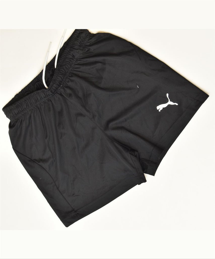 PUMA Boys Sport Shorts 9-10 Years Black Sports | Vintage | Thrift | Second-Hand | Used Clothing | Messina Hembry 