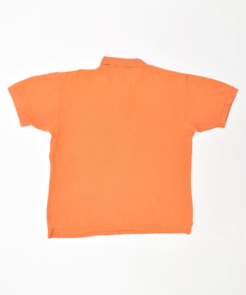 FILA Mens Loose Fit Polo Shirt IT 50 Medium Orange Cotton | Vintage | Thrift | Second-Hand | Used Clothing | Messina Hembry 