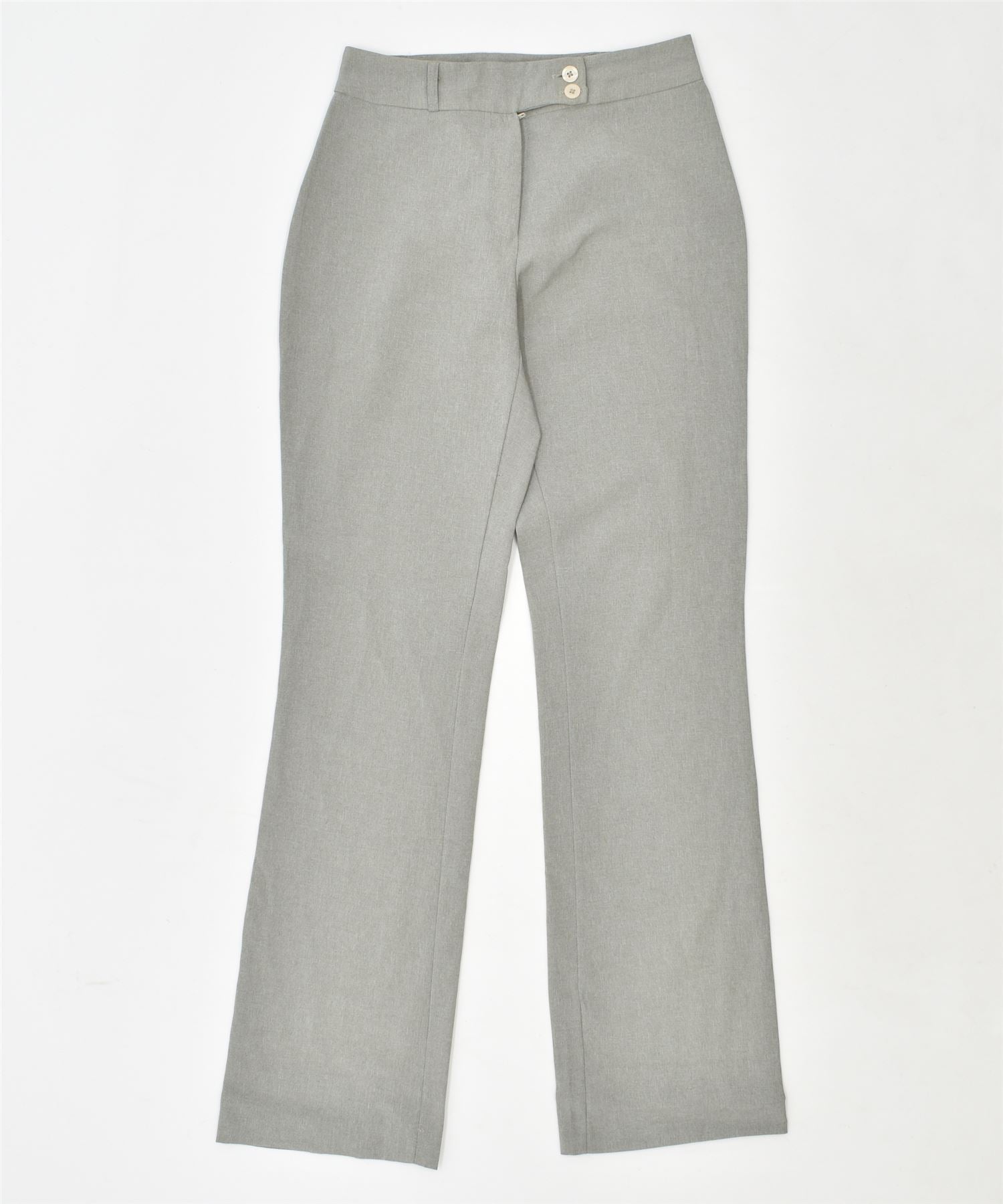 IMAGE Womens Casual Trousers W26 L33 Grey Vintage