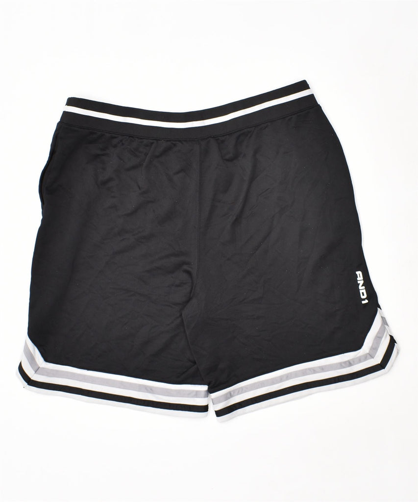 AND 1 Womens Sport Shorts 2XL Black Polyester Vintage | Vintage | Thrift | Second-Hand | Used Clothing | Messina Hembry 