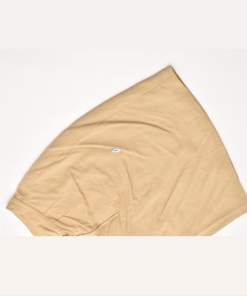 SALVATORE FERRAGAMO Womens Pencil Skirt IT 44 Medium W28 Beige Virgin Wool | Vintage | Thrift | Second-Hand | Used Clothing | Messina Hembry 
