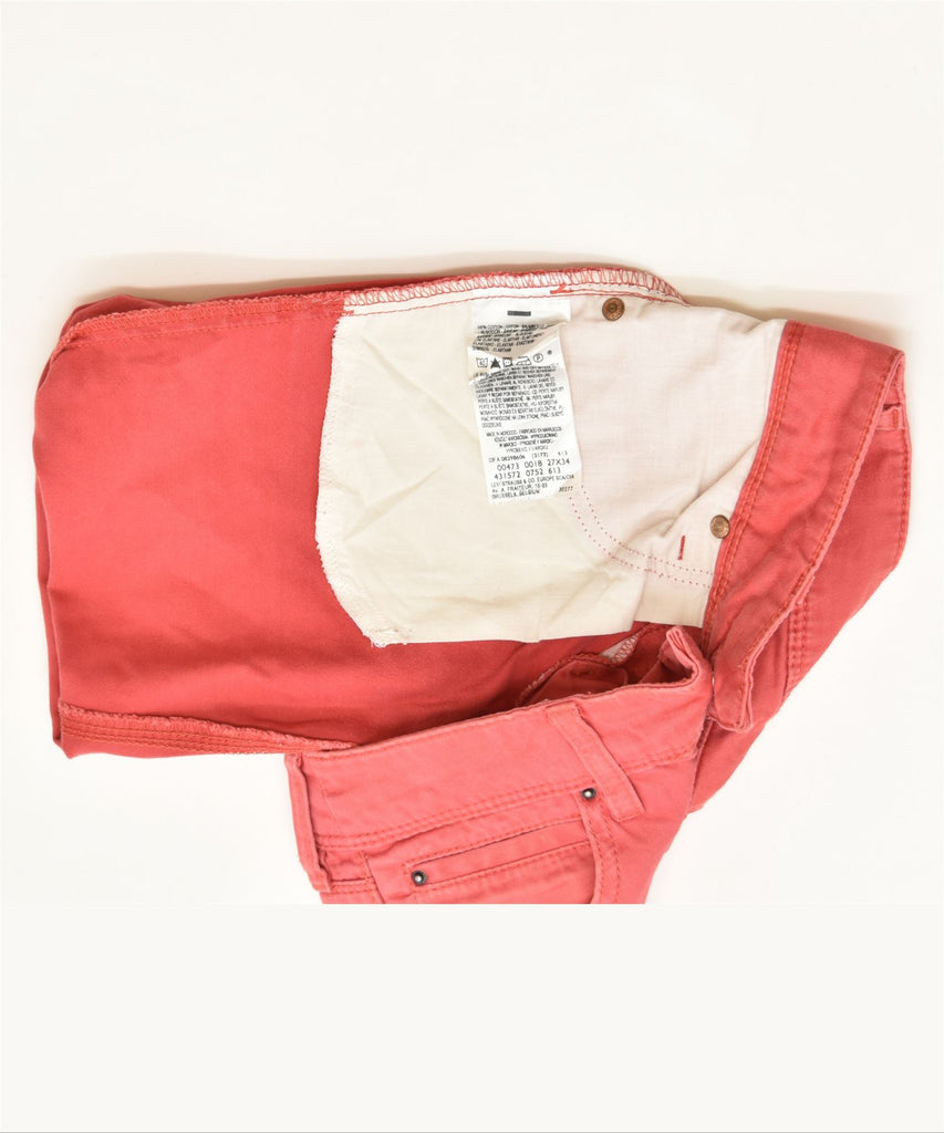 LEVI'S Womens 473 Skinny Jeans W27 L34 Pink Cotton Classic | Vintage | Thrift | Second-Hand | Used Clothing | Messina Hembry 