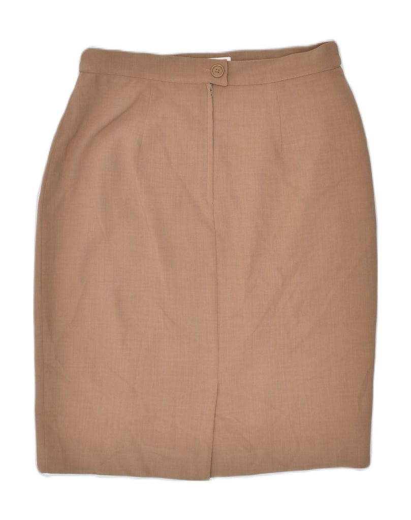 Khaki viscose outlet skirt