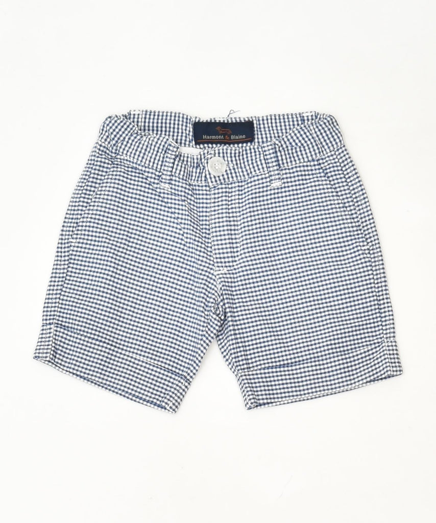 HARMONT & BLAINE Boys Chino Shorts 12-18 Months W18 Blue Cotton Classic | Vintage | Thrift | Second-Hand | Used Clothing | Messina Hembry 