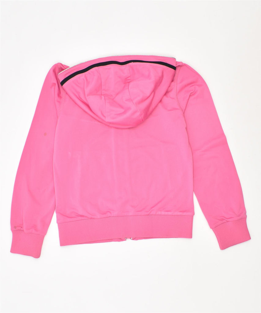 CHAMPION Girls Zip Hoodie Sweater 7-8 Years Small Pink Polyester | Vintage | Thrift | Second-Hand | Used Clothing | Messina Hembry 