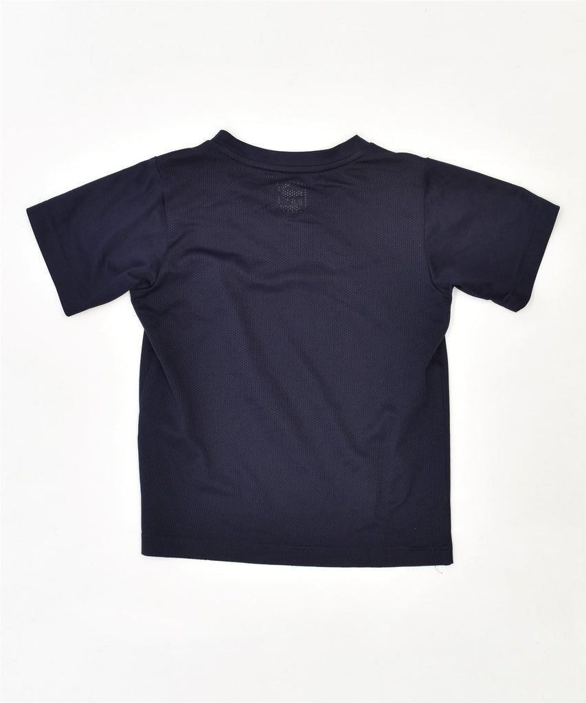 PUMA Boys T-Shirt Top 7-8 Years Navy Blue Polyester | Vintage | Thrift | Second-Hand | Used Clothing | Messina Hembry 