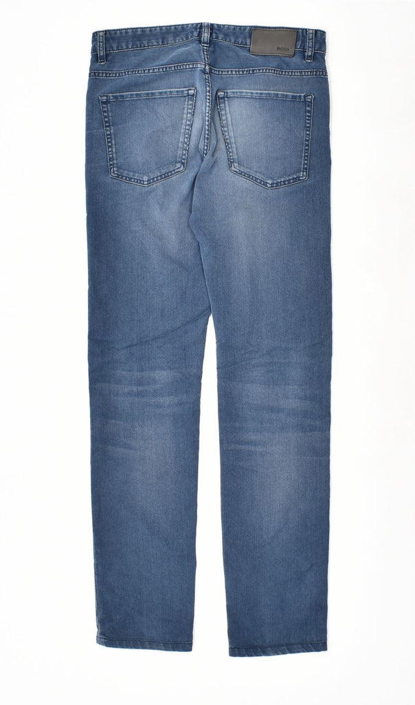 HUGO BOSS Mens Slim Jeans W31 L34 Blue Cotton | Vintage | Thrift | Second-Hand | Used Clothing | Messina Hembry 