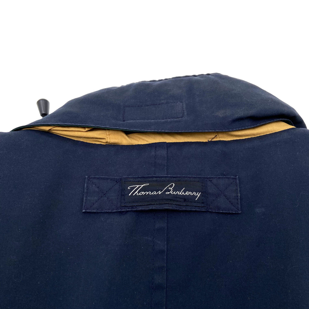 Thomas Burberry Reversible Green Navy Puffer Coat | Vintage High End Designer | Vintage Messina Hembry | Thrift | Second-Hand Messina Hembry | Used Clothing | Messina Hembry 