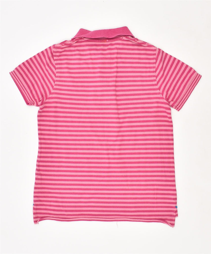 SUN68 Boys Polo Shirt 5-6 Years Pink Striped Cotton | Vintage | Thrift | Second-Hand | Used Clothing | Messina Hembry 