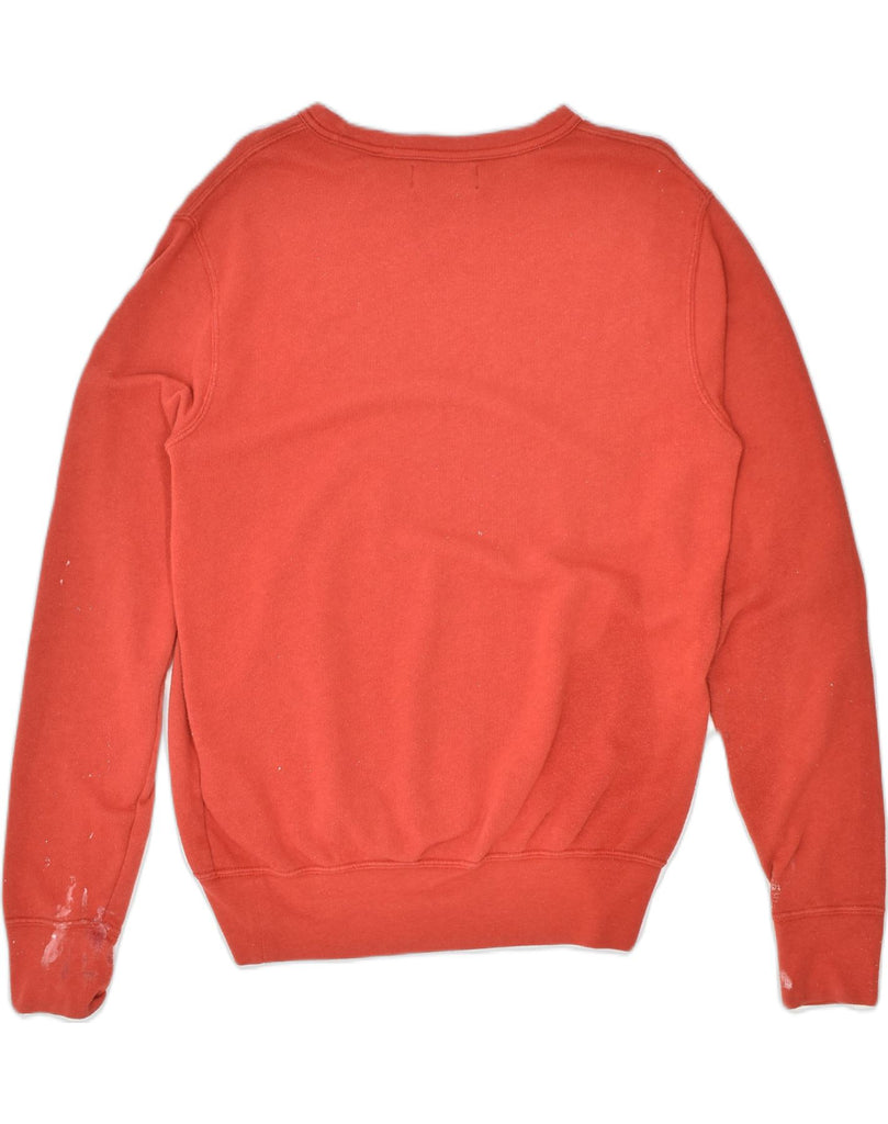 POLO RALPH LAUREN Mens Sweatshirt Jumper Medium Red Cotton | Vintage | Thrift | Second-Hand | Used Clothing | Messina Hembry 