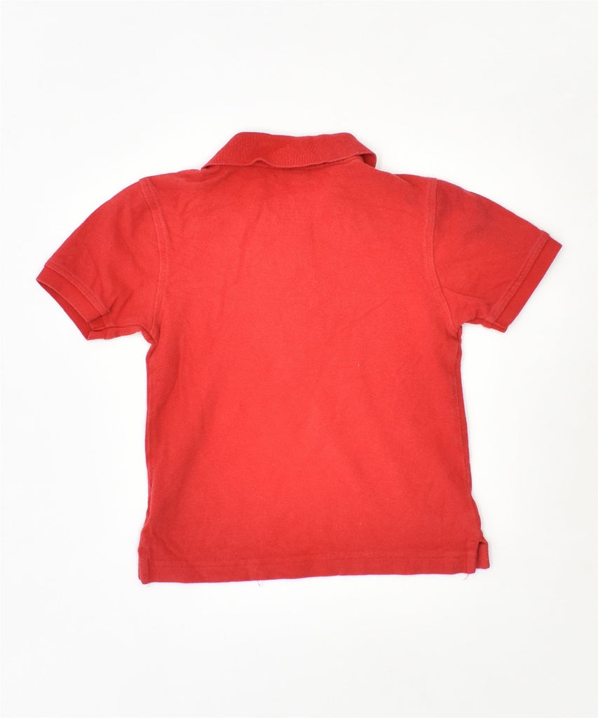 NAUTICA Boys Polo Shirt 5-6 Years Medium Red Cotton | Vintage | Thrift | Second-Hand | Used Clothing | Messina Hembry 