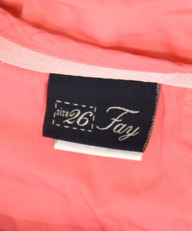 FAY Womens Slim Casual Trousers W26 L29 Pink Cotton Classic | Vintage | Thrift | Second-Hand | Used Clothing | Messina Hembry 