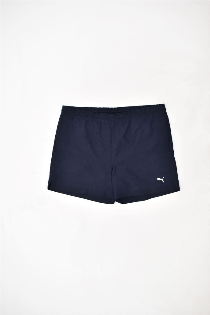 PUMA Mens Sport Shorts XL  Blue Polyester | Vintage | Thrift | Second-Hand | Used Clothing | Messina Hembry 