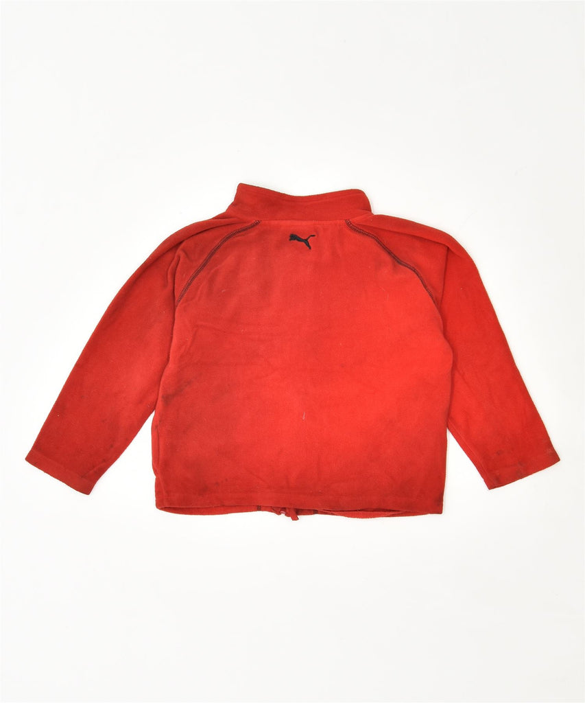 PUMA Boys Fleece Jacket 5-6 Years Red Polyester | Vintage | Thrift | Second-Hand | Used Clothing | Messina Hembry 