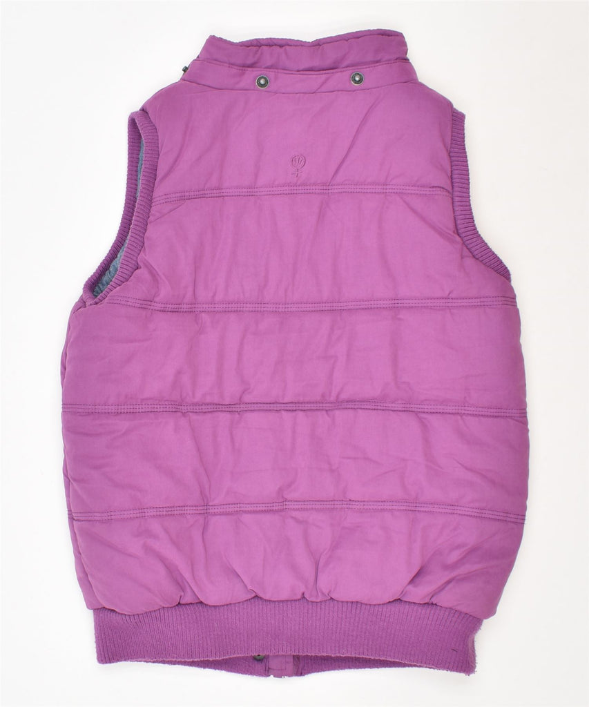 FAT FACE Girls Padded Gilet 10-11 Years Purple Polyester | Vintage | Thrift | Second-Hand | Used Clothing | Messina Hembry 