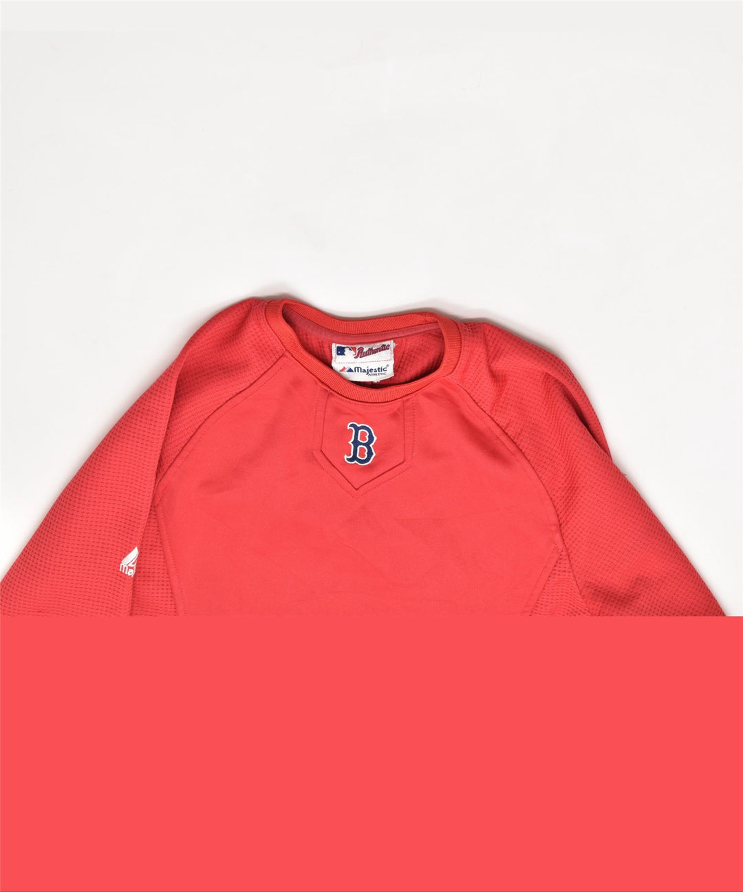 MAJESTIC Womens Sweatshirt Jumper UK 12 Medium Red Vintage | Vintage | Thrift | Second-Hand | Used Clothing | Messina Hembry 