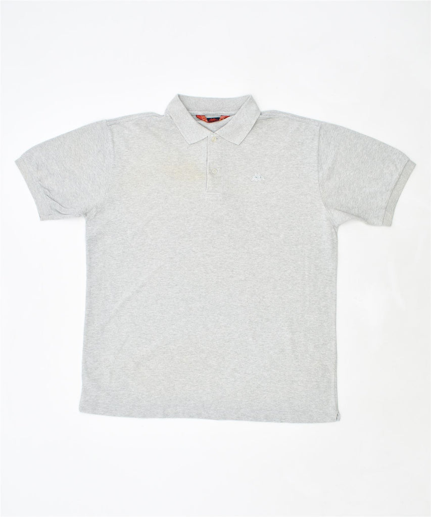 KAPPA Mens Polo Shirt XL Grey Cotton | Vintage | Thrift | Second-Hand | Used Clothing | Messina Hembry 