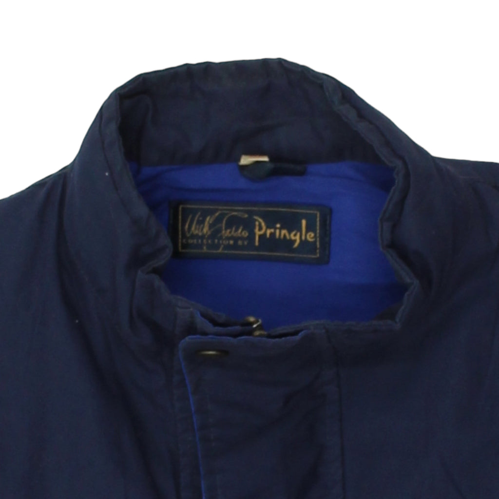 Nick Faldo Collection By Pringle Jacket | Vintage Golf Designer Sportswear Navy | Vintage Messina Hembry | Thrift | Second-Hand Messina Hembry | Used Clothing | Messina Hembry 