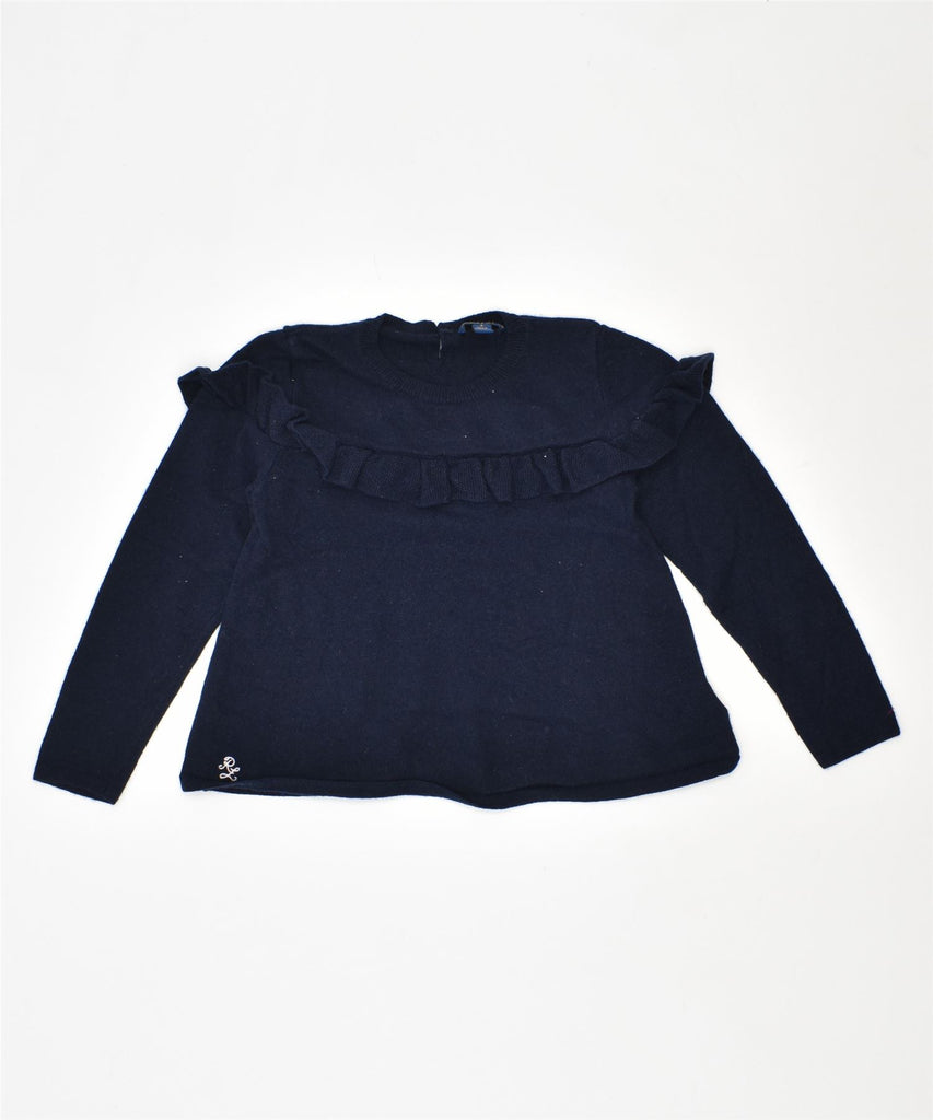 POLO RALPH LAUREN Girls Crew Neck Jumper Sweater 5-6 Years Navy Blue | Vintage | Thrift | Second-Hand | Used Clothing | Messina Hembry 