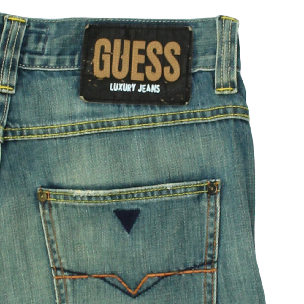 Guess Womens Bootcut Blue Jeans | Vintage High End Luxury Designer Denim VTG | Vintage Messina Hembry | Thrift | Second-Hand Messina Hembry | Used Clothing | Messina Hembry 