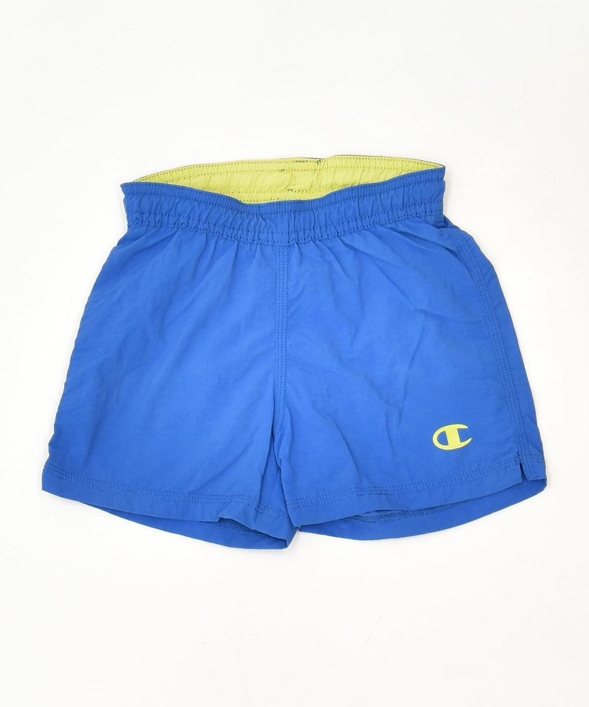 CHAMPION Boys Swimming Shorts 3-4 Years 2XS Blue Sports | Vintage | Thrift | Second-Hand | Used Clothing | Messina Hembry 