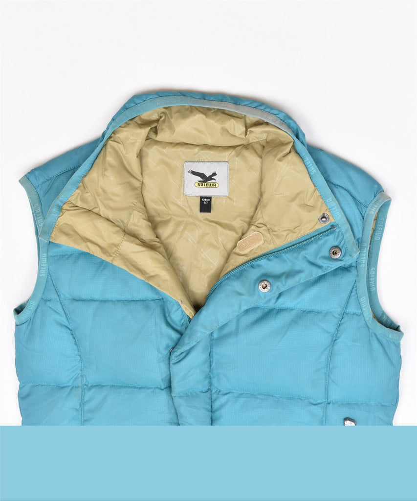 SALEWA Boys Padded Gilet 6-7 Years Turquoise Polyester Vintage | Vintage | Thrift | Second-Hand | Used Clothing | Messina Hembry 