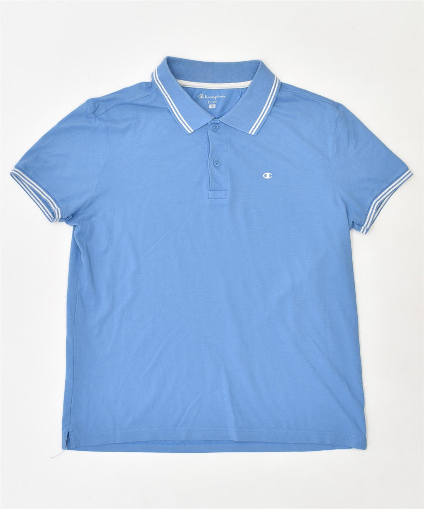 CHAMPION Mens Easy Fit Polo Shirt Small Blue | Vintage | Thrift | Second-Hand | Used Clothing | Messina Hembry 