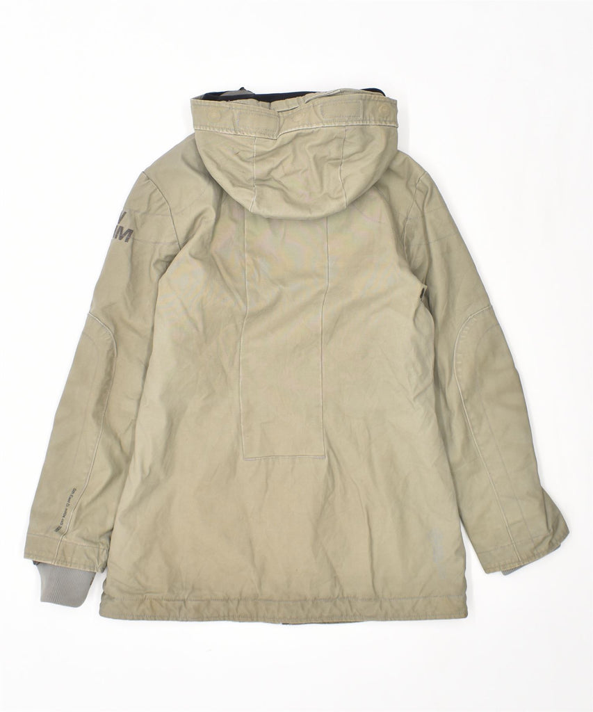 G-STAR Womens Hooded Windbreaker Jacket UK 14 Medium Khaki Cotton | Vintage | Thrift | Second-Hand | Used Clothing | Messina Hembry 