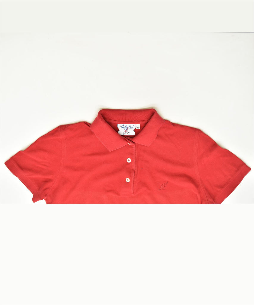 AUSTRALIAN L'ALPINA Womens Polo Shirt IT 46 Large Red | Vintage | Thrift | Second-Hand | Used Clothing | Messina Hembry 