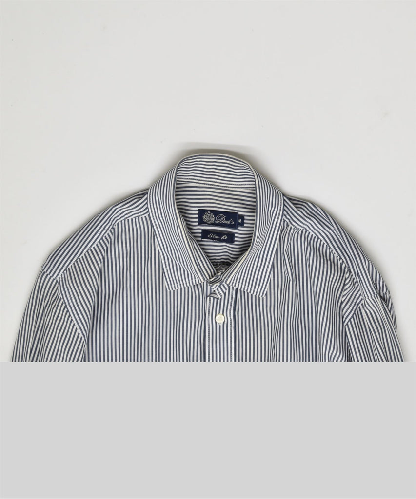 DACK'S Mens Slim Fit Shirt Medium Grey Cotton Vintage | Vintage | Thrift | Second-Hand | Used Clothing | Messina Hembry 