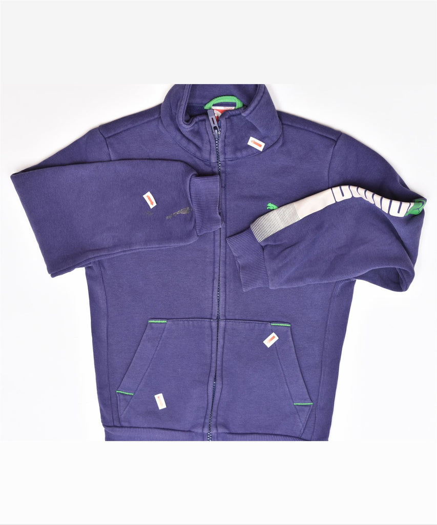 PUMA Girls Tracksuit Top Jacket 5-6 Years Purple Cotton | Vintage | Thrift | Second-Hand | Used Clothing | Messina Hembry 